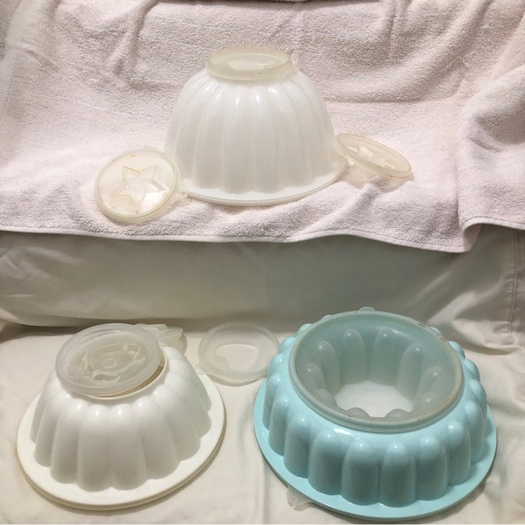 Tupperware Kitchen Vintage Tupperware Jello Molds 3 Poshmark